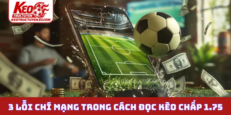 3 lỗi chí mạng trong cách đọc kèo chấp 1.75