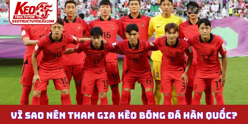 Vì sao nên tham gia kèo bóng đá Hàn Quốc?
